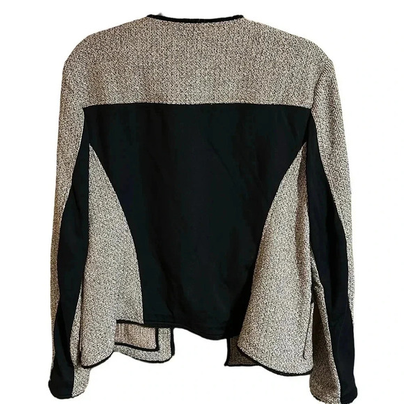 Donna Karan New York Tweed Contrast Blazer Size 10 - Picture 6 of 7